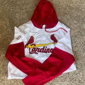 Cardinals Red and White Hoodie